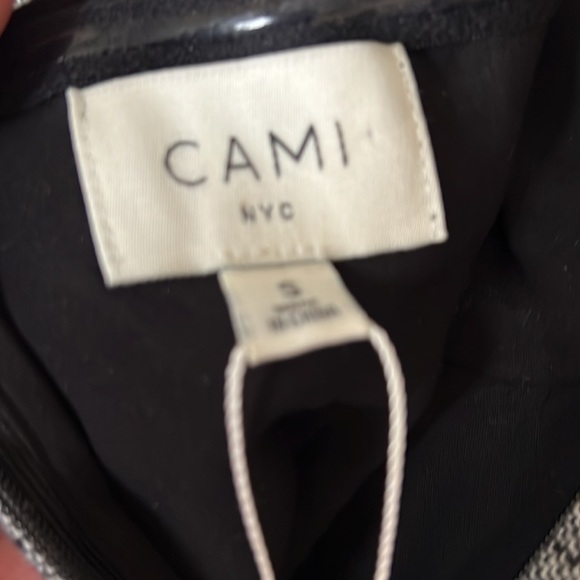 NWT CAMI NYC Women's Black Plaid Coset Style Teddy Bodysuit size small - Picture 6 of 11